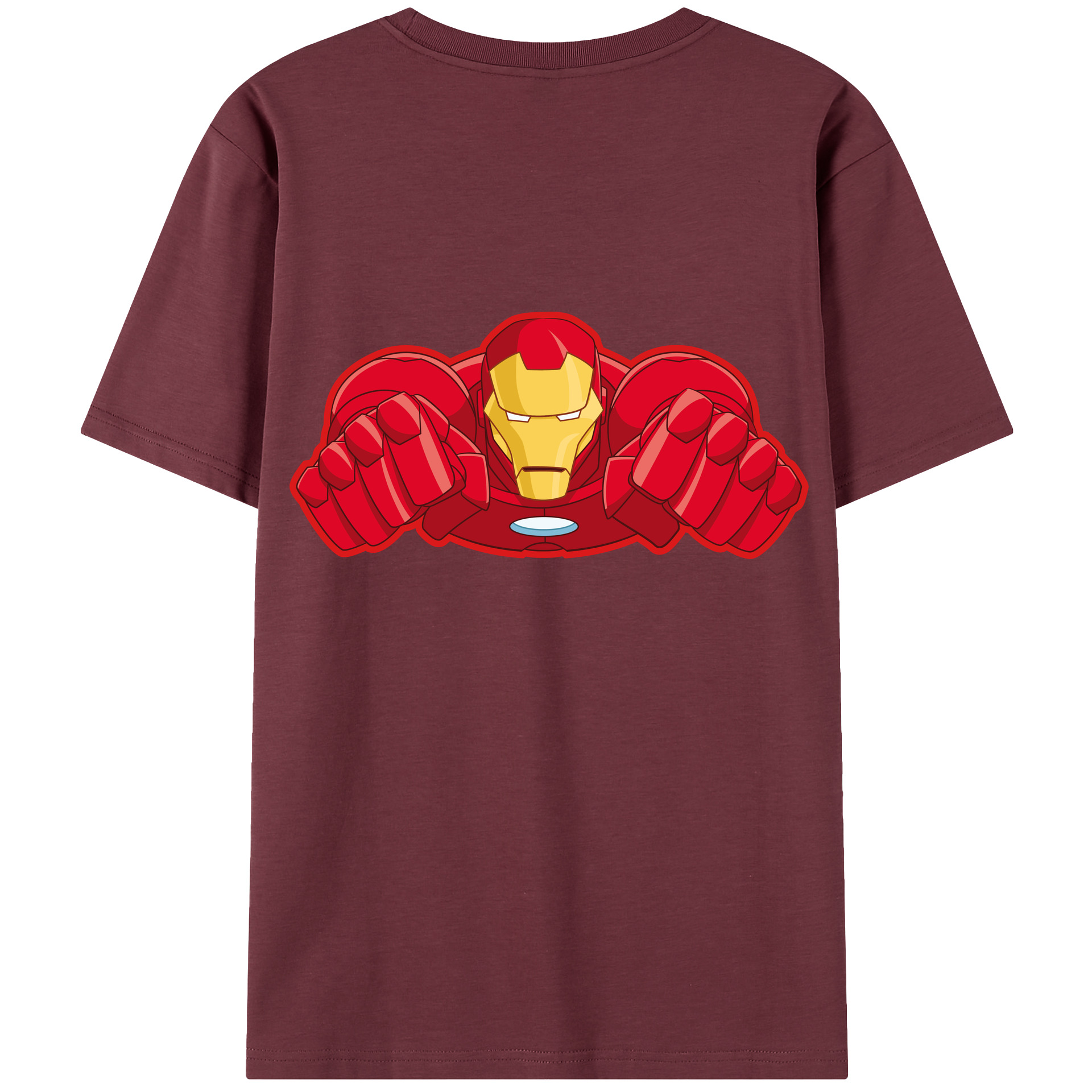 （画像用） アベンジャーズ The Avengers 綿100％半袖Tシャツ（背面プリント）